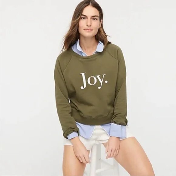 J. Crew "Joy" Sweatshirt in Original Cotton Terry - Picture 2 of 16